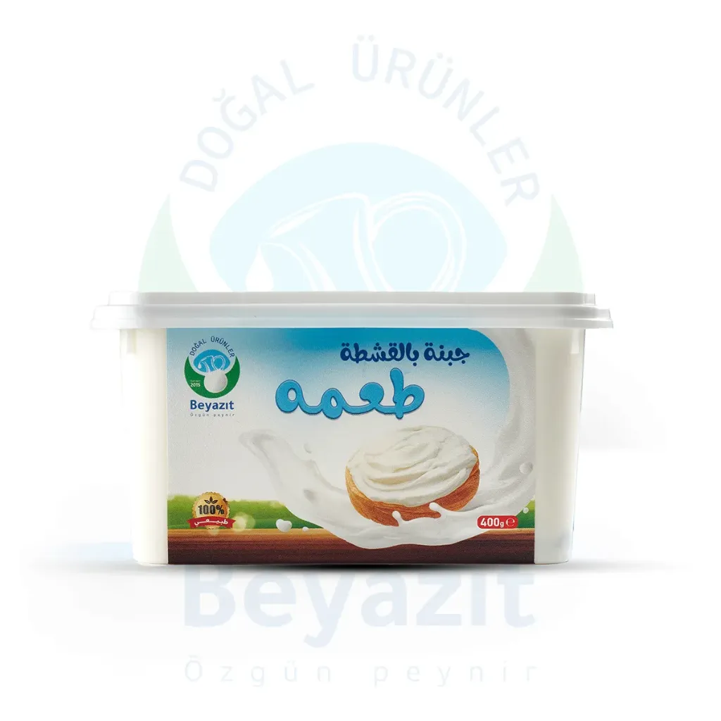 جبنة بالقشطة