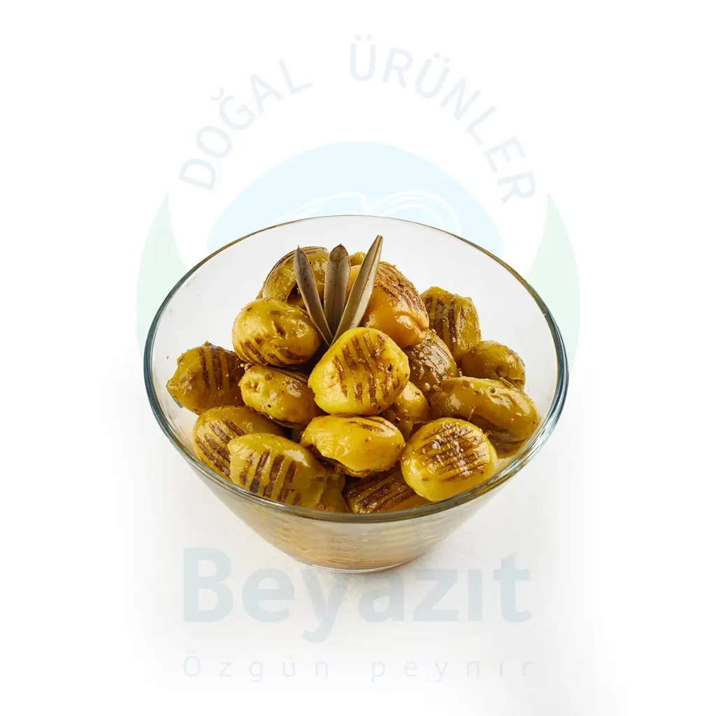 زيتون اخضر مشوي