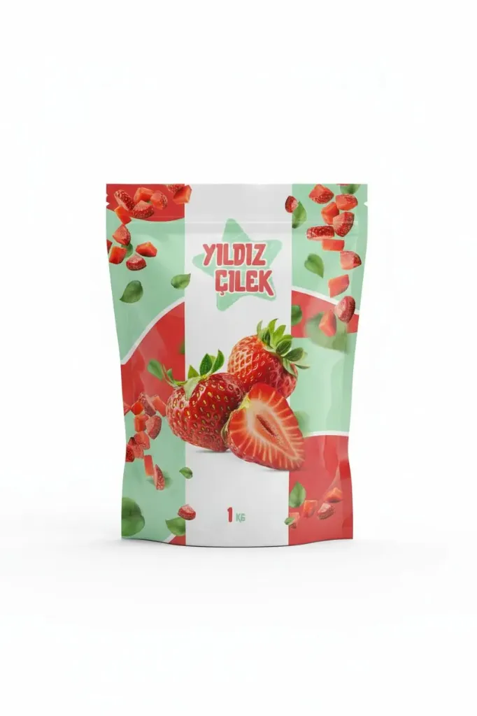 Dondurulmuş Çilek 1Kg
