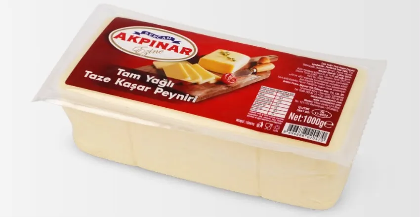 TAM YAĞLI TAZE KAŞAR PEYNİRİ 1000 GR