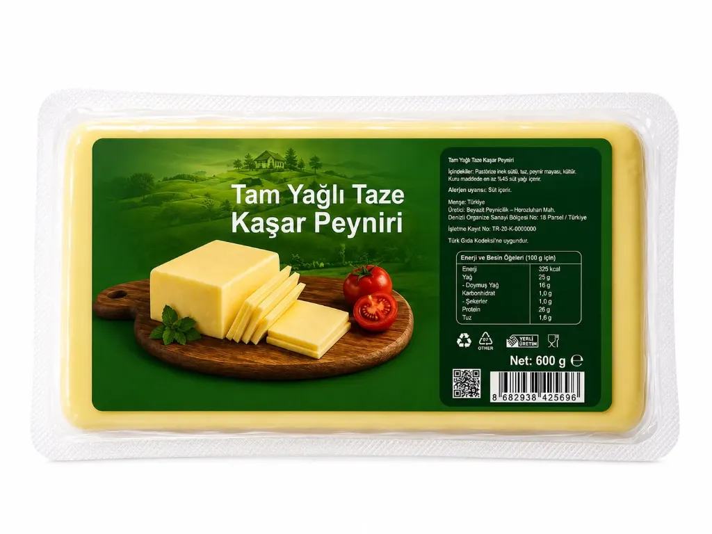 TAZE KAŞAR 600 GR